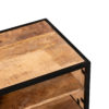 Tv meubel Denver | Mangohout en staal | 100 cm - Afbeelding 8