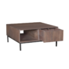 Salontafel Madison Walnoot | 80x80 cm - Afbeelding 8