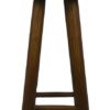 Barkruk Patchwork - leder - cognac