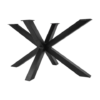 Onderstel Oakland - 3D-Model - 130x90x72 - Gepoedercoat zwart - Metaal