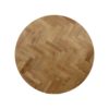 Tafeltop Fishbone Rond- 140x140x4 - Naturel - Eiken