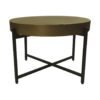 Salontafel - ø70x50- Goud/zwart - Metaal