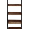 Decoratieve ladder - powdercoated black - acacia