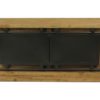 TV meubel Blackburn - 200x42x57 - Naturel/zwart - Reclaimed teak/metaal