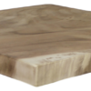 Rechthoekig tafelblad - 80x80x6 - Naturel - Munggur