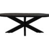 salontafel Verona - 120x60x44 - Zwart - Mangohout/metaal