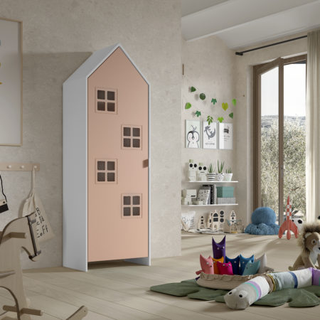 CASAMI BRUGES kast met deur in comfy pink.