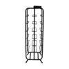 Wijnrek - 25x25x90 - Zwart - Metaal