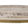 Ovaal tafelblad Portland - 180x100x5 - Naturel - Mangohout
