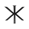 Onderstel Oakland - 3D-Model - 100x80x72 - Gepoedercoat zwart - Metaal - Afbeelding 2