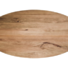 Ovaal tafelblad Oakland - 220x110x3,5 - Naturel - Mangohout - Afbeelding 2