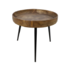 Bijzettafel Ventura - ø50 cm - mangohout/ijzer - naturel - Afbeelding 2