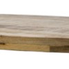 Ovaal tafelblad Portland - 180x100x5 - Naturel - Mangohout - Afbeelding 2