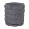 Poefje Rings - 45x45x40 - Dolfijn grijs - Adore 180 - Velours - Afbeelding 2