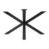 Onderstel Oakland - 3D-Model - 130x90x72 - Gepoedercoat zwart - Metaal - Afbeelding 2