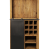 Wijnkast Blackburn - 84x177 cm - reclaimed teak - Afbeelding 2