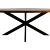 Ovale eettafel Melbourne - 200x100x76  - naturel - mangohout/ijzer - Afbeelding 2