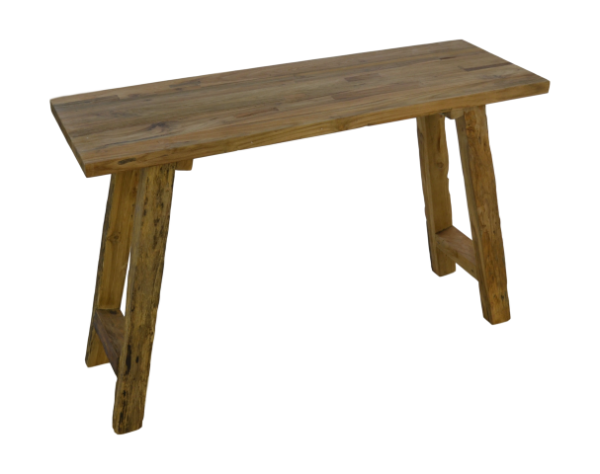 Sidetable Lawas - 120x40x75 - Naturel rustiek - Oud teak - Image 2