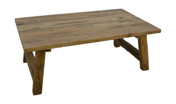 Salontafel Lawas - 120x70x45 - Naturel - Oud rustiek teakhout - Image 2