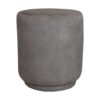 Poefje Otto - 37x37x44 - Wit - Adore 01 - Velours - Afbeelding 2