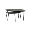 Salontafel - set van 2, organisch, Black - Afbeelding 2