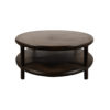 Salontafel Ø100, H40, Brown Walnut - Afbeelding 2