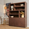 Vakkenkast Brussel Walnut XL | 160 cm - Afbeelding 2