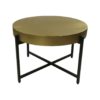 Salontafel - ø70x50- Goud/zwart - Metaal - Afbeelding 2