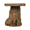 Kruk Root - ø40x41 - Naturel - Teak wortelhout - Afbeelding 2