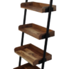 Decoratieve ladder - powdercoated black - acacia - Afbeelding 2