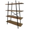 Stellingkast met 4 planken - gemixt Javahout/ijzer - Afbeelding 2