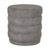 Poefje Rings - 45x45x40 - Wit - Adore 01 - Velours - Afbeelding 2