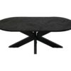 salontafel Verona - 120x60x44 - Zwart - Mangohout/metaal - Afbeelding 2
