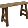 Decoratieve bank - 80x23x45 - Naturel - Oud teakhout - Afbeelding 2