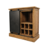 Wijnkast Blackburn - 90x90 cm - reclaimed teak - Afbeelding 3