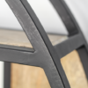 Wanddecoratierek - ø100 cm - mangohout/ijzer - Afbeelding 3