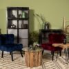 Salontafel met hairpin poten - ijzer/teak - Afbeelding 3