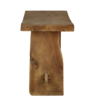 Kruk Buffallo - blank - teak - Afbeelding 3