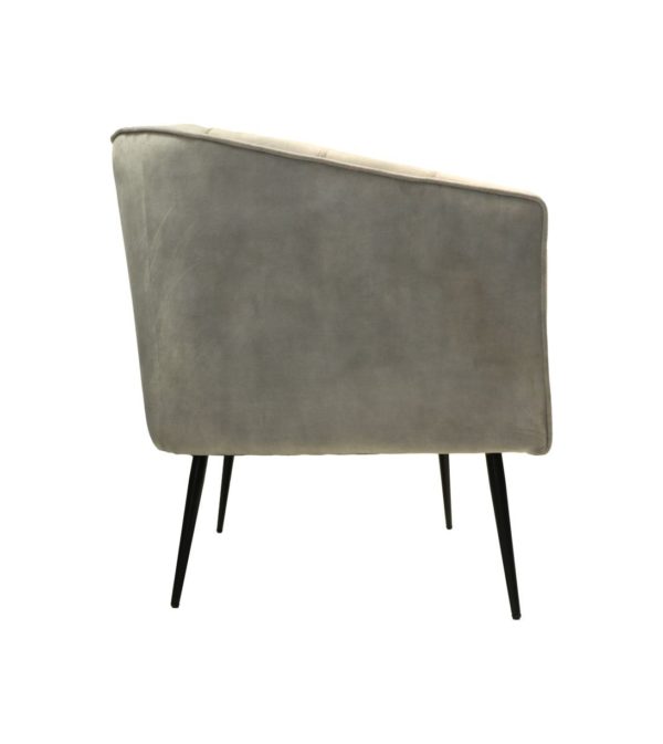 Fauteuil Chester - 72x71x80 - Wit/zwart - Adore 01 - Image 3