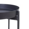 Bijzettafel - 35x35x50 - Zwart - Ijzer - Afbeelding 3