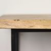 Kapstok - 90x30x30 - Naturel/zwart - Acaciahout/metaal - Afbeelding 3