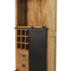 Wijnkast Blackburn - 84x177 cm - reclaimed teak - Afbeelding 3