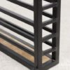 Bijzettafel - 38x30x65 - naturel/zwart - mangohout/ijzer - Afbeelding 3