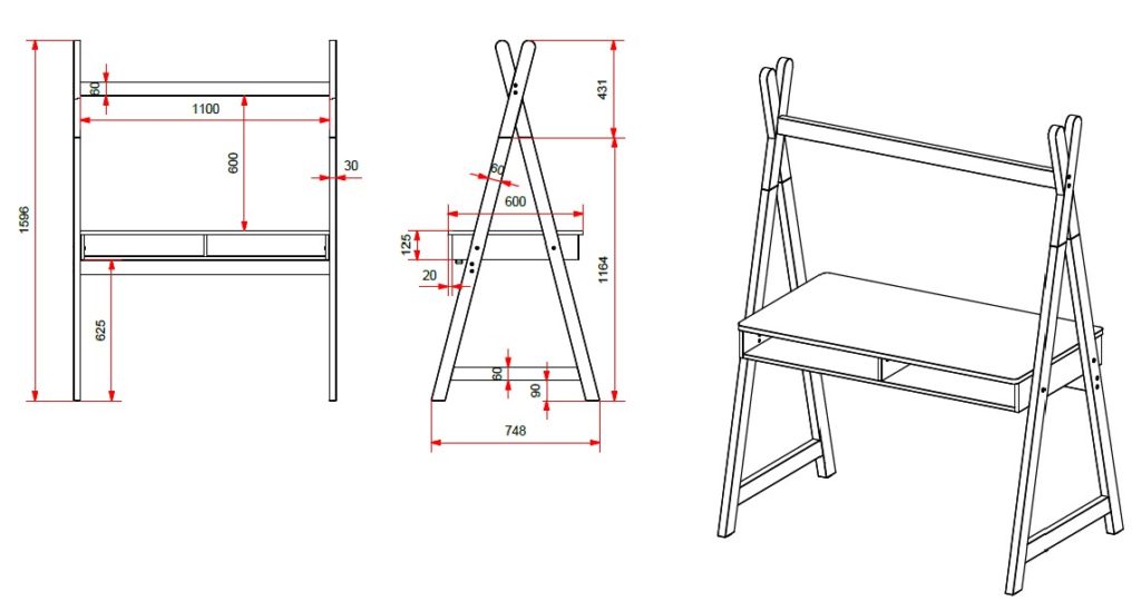 KIDDY BUREAU TIPI - Afbeelding 3