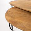 Hannover salontafel organisch, set van 2, Smooth Natural - Afbeelding 3