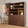 Vakkenkast Brussel Walnut XL | 160 cm - Afbeelding 3