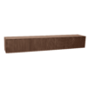 Zwevend tv meubel Madison Walnut | 240 cm - Afbeelding 3