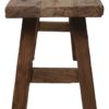 Decoratieve bank - 120x31x45 - Rustiek blank - Oud hout - Afbeelding 3