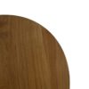 HSM Collection-Ronde Bijzettafel Fishbone-60x60x49-Naturel/Zwart-Eiken/Metaal - Afbeelding 3