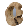 Wandspiegel Kecik - 30x30 - Naturel - Teak/glas - Afbeelding 3